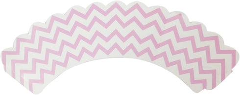 Wrapables Standard Size Chevron Cupcake Wrappers (Set of 20), Pink...