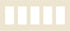 ENERLITES Screwless Decorator Wall Plate Child Safe Outlet Cover, Size 5-Gang 4.68" H x 10.14" L, Unbreakable Polycarbonate Thermoplastic, SI8835-...