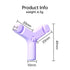 HEMILAB® 4 Pack Aligner Chewies, Y-Shaped Handheld Aligner Chewies for Invisalign, Compatible with Invisalign Braces, Aligner, Retainer...