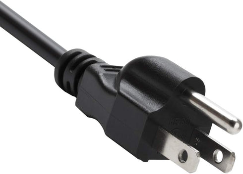 6Ft 18 Gauge 3 Prong Heavy Duty Universal AC Appliance Replacement Power Supply Cord Cable with Open End, SJT 18AWG US Plug 10A/125V 1250W, Black...