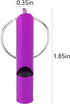 12 pcs Emergency Whistle with Key Chain, Aluminum Extra Loud Safety Survival Whistle Keychain for Outdoor Sports Camping Hiking Boating Hunting, 6...
