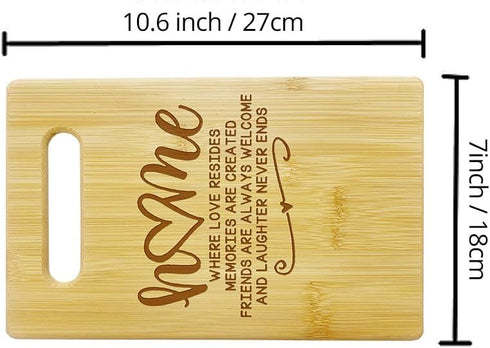 Cute Cutting Boards for Kitchen,Mom Bamboo Cutting Board,Wood Cutting Board,Wedding Kitchen Gift,Wooden Charcuterie Boards,Gifts for Friends 10.6 ...