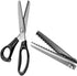 Professional Pinking Shears, Comfort Grip Handle Stainless Steel Dressmaking Scissors Sewing Art Craft Cut Tool, Serrated and Scalloped Blade Cutt...
