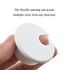 HAHIYO 2Pcs 1.5Inch/38mm White ABS Plastic U-Shaped Desk Grommet Wire Grommet Cable Management Cord Hole Cover Desk Wire Hole Insert Wire Organize...