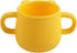 BLUE GINKGO Silicone Toddler Cups - Open Cup for Baby with Handles | Made in Korea | 8oz Training Open Cups for Toddlers 1-3 (Yellow)...