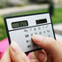 8 Digit Silver and Black Ultra Thin Solar Power Calculator with Touch Screen Credit Card Design Portable Mini Calculator for Business School Basic...