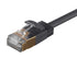 Monoprice SlimRun Cat6A Ethernet Patch Cable - Network Internet Cord - RJ45, Stranded, STP, Pure Bare Copper Wire, 36AWG, 1ft, Black...