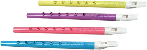 11 Inch Plastic Flutes Assorted Colors One Dozen...