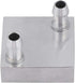 Wendry Computer Water Cooling Head, 40x40mm Water Cooling Aluminum Block for CPU Radiator Liquid Water Heatsink Cooler Internal Fin Thickness Only...