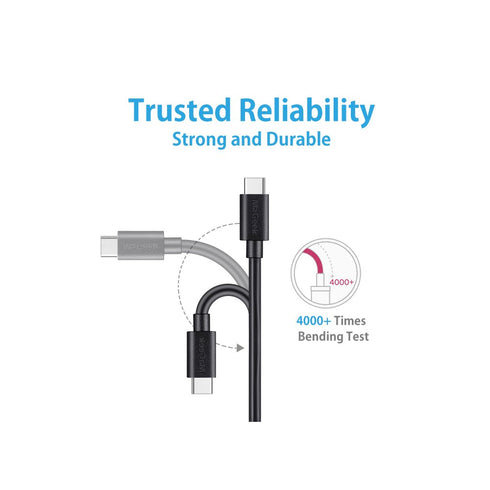 MaGeek (3.3ft USB Type C to USB 3.0 Cable Compatible with Galaxy S8, S8+, MacBook, Nintendo Switch, Sony XZ, LG V20 G5 G6, HTC 10 and More(Black)...