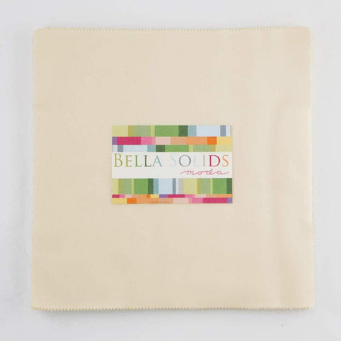 Bella Solids Natural Junior Layer Cake 20 10-inch Squares Moda Fabrics 9900JLC 12...