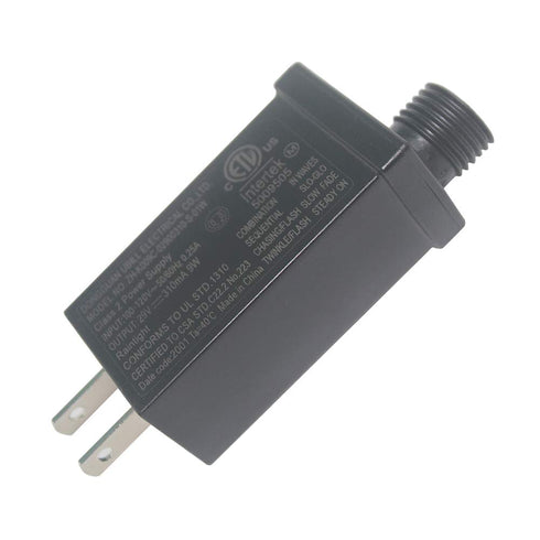 29V LED Transformer Class Two LED Power Supply, Waterproof IP44 Low Voltage Seasonal Use LED Driver US CA Plug for Christmas String Light (29V/9W ...