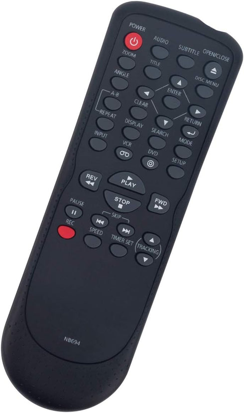 NB694 NB694UH Replacement Remote Control Applicable for Sanyo DVD VCR Player FWDV225F NB693 NB693UH NB695 NB695UH...