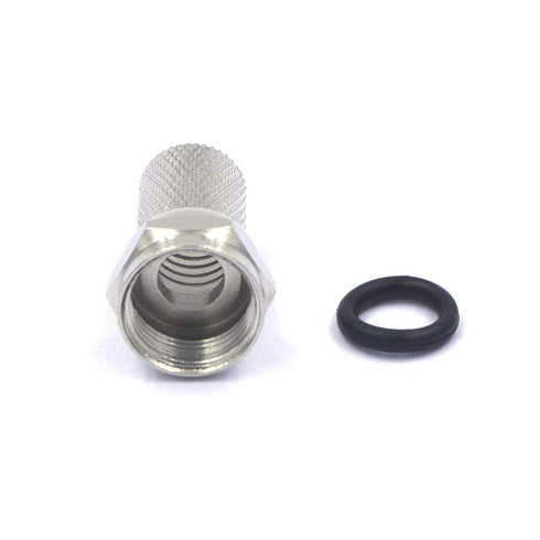 VCE Coaxial Cable Connector 6 Pcs with 3 Pcs Combined Format, 3GHz Coax Coupler for Coaxial Cable Extension, TV Cable Repair, Nickel Plated TV Cab...