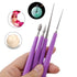 8Pcs Diamond Tipped Bead Reamer Beading Hole Enlarger Needle Tool with Plastic Handle for Make Bead Holes Larger, Jewelry Making and DIY Craft Sup...
