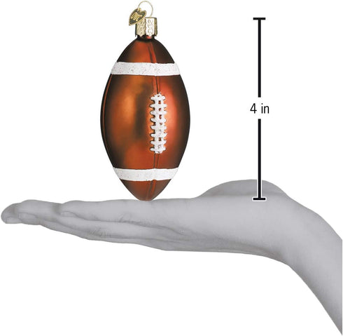 Old World Christmas 2020 Christmas Ornament Football Glass Blown Ornament for Christmas Tree...
