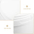 2pcs for Container Heavy Bucket All Toys Portable Household Pets Barrel Tub Kitchen Food Bucke Duty with Treasure Grade Lid Storage Buckets Cream ...