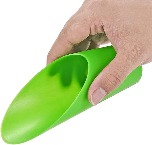 AKOAK 3 Pcs Garden Meat Tools Plastic Cups and Buckets Mini Garden Tools Plant Potting Shovels Flower Pot Spoon Potting Tools for Meat Miniature G...