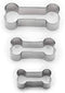 Stainless Steel Metal Dog Bone Shape Cookie Cutter Set, Puppy Crafts Biscuit Mold for Dog Cat Pup Homemade Treats...