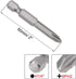 uxcell 5 Pcs 6mm PH2 Magnetic Phillips Screwdriver Bits, 1/4 Inch Hex Shank 2-inch Length S2 Power Tool...