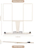 Book Stand for Reading, Adjustable Reading Rest Book Holder, Documents Holder, Sturdy Typing Stand for Recipes Textbooks Tablet Music Books(Milky ...