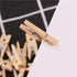 50Pcs Wooden Small Size 30Mm Mini Natural Wooden Clips Multifunction Craft Decora Clips Photo Paper Peg Clothespin Professional Design,Clothes Pin...