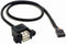 ANRANK 50cm Dual USB 2.0 Type A Female to Motherboard 9Pin Header Cable Adapter with Screw Panel for Computer, Tablet, Printer, Barcode Scanner, C...