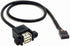 ANRANK 50cm Dual USB 2.0 Type A Female to Motherboard 9Pin Header Cable Adapter with Screw Panel for Computer, Tablet, Printer, Barcode Scanner, C...