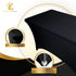 Luxury Collection Black 6ft Tablecloth Rectangular Spandex Linen - Table Cloth Fitted Cover for 6 Foot Folding Table, Wedding Linens Banquet Cloth...