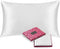 Sleep Mantra White Silk Pillowcase Standard Size - 100% Real Silk Smooth 20 x 26 Inch Pillow Cover, 22 Momme Washable Soft Pillow Sham for Perfect...