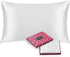 Sleep Mantra White Silk Pillowcase Standard Size - 100% Real Silk Smooth 20 x 26 Inch Pillow Cover, 22 Momme Washable Soft Pillow Sham for Perfect...