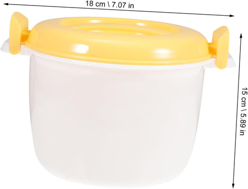 Rice Cooker Microwave Pasta Pot Office Lunch Container Bento Rice Microwave Egg Cooker Micro Pasta Cooker Microwave Rice Pot Rice Oatmeal Cooker T...