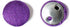 Round Handmade Buttons 12 Purple Button Dupion Fabric Covered for Sewing Scrapbooking Clothes Craft...