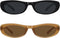 STORYCOAST Narrow Retro Oval Sunglasses for Women Men Fashion Small Frame Sun Glasses 90s Vintage Style...