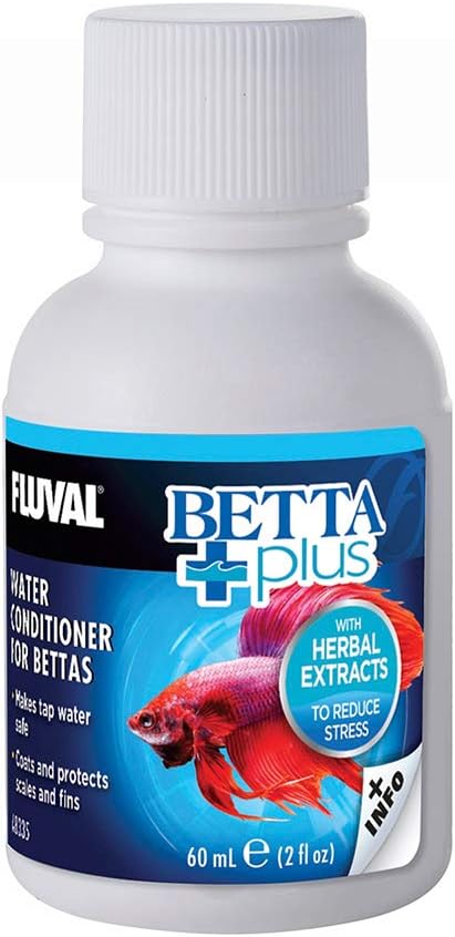 Fluval Betta Plus Water Conditioner, Aquarium Water Treatment, 2 Oz....