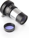 1.25" Moon Filter & 2X Barlow Lens Kit for Telescope Eyepieces...