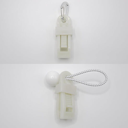 Tarp Clips, 36PCS Heavy Duty Lock Grip Kit Include Tarp Clamps, Carabiner Clips and Bungee Cords Set, Tent Fasteners Clips Holder (Glow)...