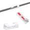 Self-Adhesive Cable Clips Organizer Drop Wire Holder Cord Management, Pack of 20 (White, 0.27 inch)...