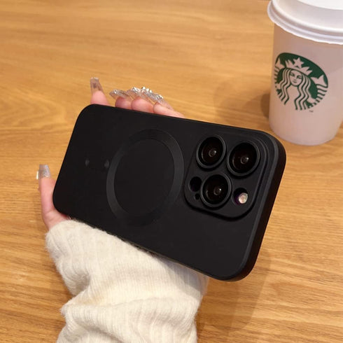 Magnetic Case for iPhone 13 Pro Max Phone Case Accossories with Full Camera Len Protector Durable Silicone Slim Shockproof Cute Cellphone Cover fo...