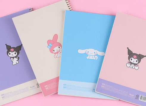 Cute Unruled Blank Spiral Notebook, About 60 Sheets, 7.3 x 10.3 Inches, Colors May Vary(Pink or Purple)...