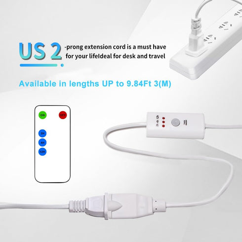 HNB Auto Off Timer with 3m Extention Wire, Remote Controller for Indoor Small Appliances, Electric Oil Melt Warmer Wax Melt Warmer Wax Melter Frag...