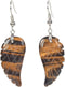 Gemstone Crystal Healing Reiki Chakra Handmade Angel Wing Dangle Earrings...