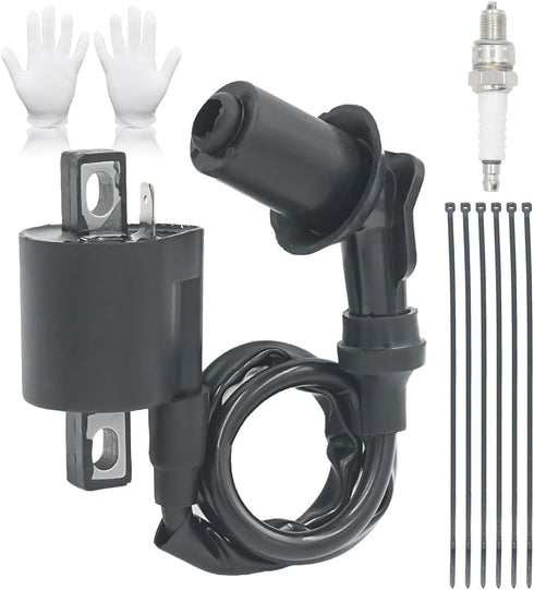 Ignition Coil Replacement for Yamaha Bear Tracker 250 YFM 250 1999-2004, Blaster 200 Timberwolf Raptor 250, Big Bear 350, Kodiak 400 Coil...