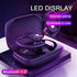 SUNOL T16 Wireless Earbuds 80hrs Playtime Wireless Charging Case Digital Display,Wireless Earbuds Bluetooth Headphones, LED Display Over-Ear Buds,...