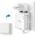 Outlet Installation of Ring Bridge, No Drilling and Space-Saving Wall Mount Bracket, with Short Cable for Ring Smart Lighting Bridge...