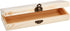 OLYCRAFT Plain Unfinished Wood Box Jewelry Box Unfinished Wooden Artist Tool And Brush Storage Box Wood Pencil box Small Case with Locking Clasp f...