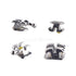 Dental Orthodontic Metal Brackets Braces Mini Roth/MBT (MBT 022 345 Hooks)...