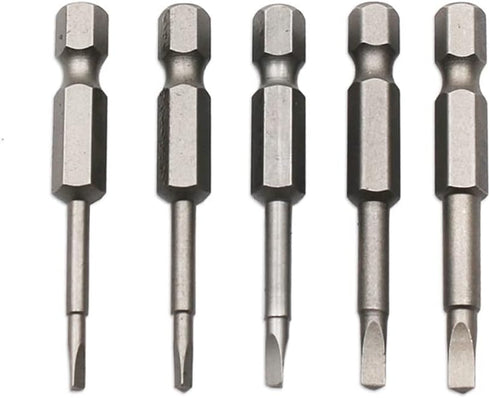 5 Pcs 50mm 1/4 Hex Shank Magnetic Triangle Head Impact Grade Advance Heat Treated S2 Steel TA1.8 TA2.0 TA2.3 TA2.7 TA3.0 Screwdriver Bits...