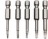 5 Pcs 50mm 1/4 Hex Shank Magnetic Triangle Head Impact Grade Advance Heat Treated S2 Steel TA1.8 TA2.0 TA2.3 TA2.7 TA3.0 Screwdriver Bits...