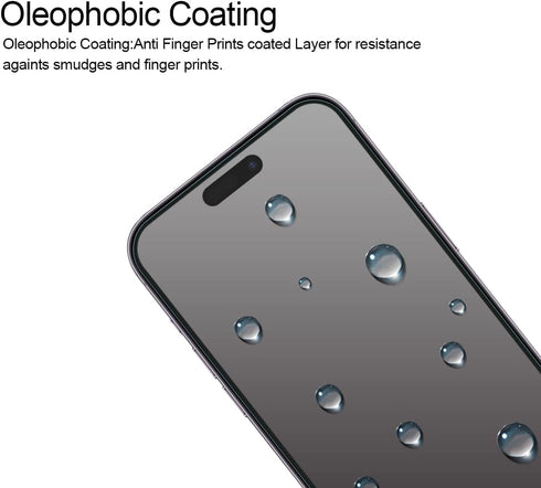 Supershieldz (2 Pack) (Privacy) Anti Spy Screen Protector Designed for iPhone 15 Pro Max (6.7 inch), Tempered Glass, Anti Scratch, Bubble Free......
